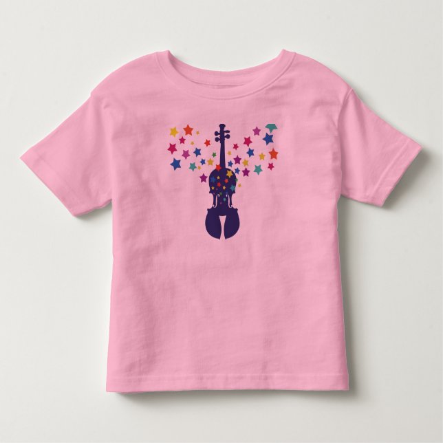 Violine Geschenk-Kleinkind T-Shirt (Vorderseite)