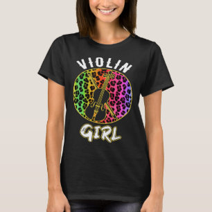 Violine Girl Music Teen Violine Violon Spielerin F T-Shirt