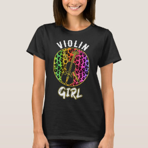 Violine Girl Music Teen Violine Violon Spielerin F T-Shirt