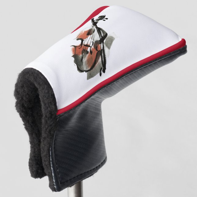 Violine Golf Headcover (3/4 Vorderseite)