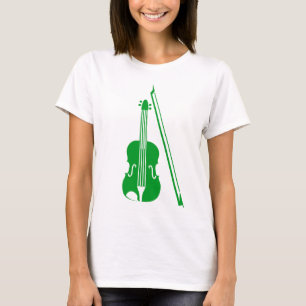 Violine - Grasgrün T-Shirt