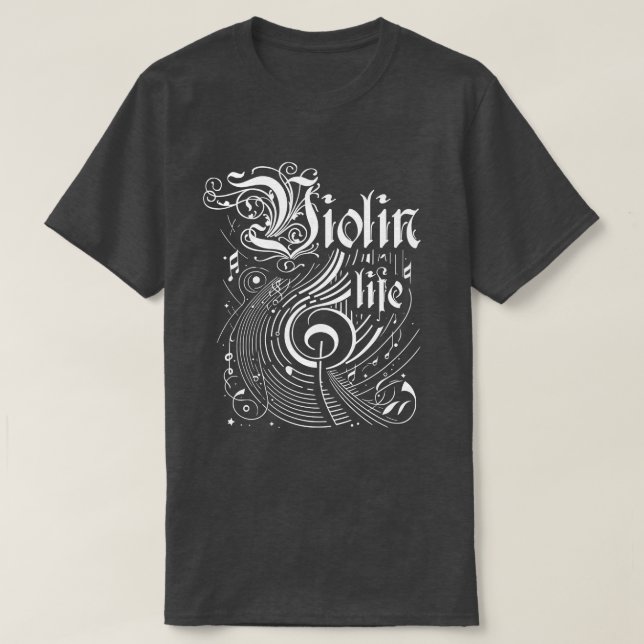 Violine Life T-Shirt (Design vorne)