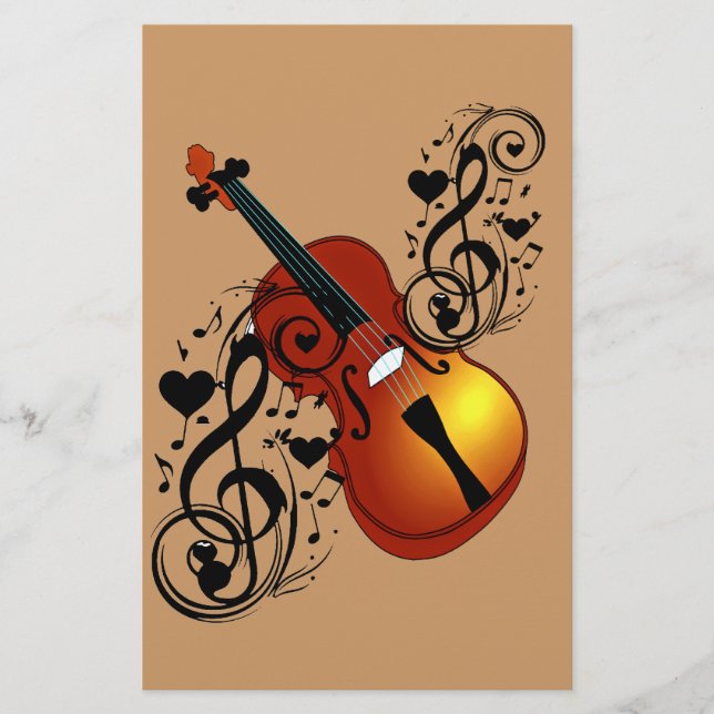 Violine, Lover im Herzen_ (Vorderseite)
