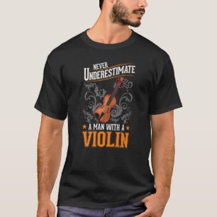 Violine Man Violinspieler Violine Violin Premium T-Shirt