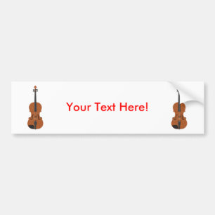 Violine: Modell 3D: Autoaufkleber