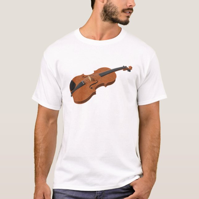 Violine: Modell 3D: T-Shirt (Vorderseite)