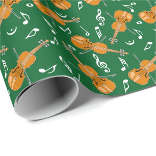 Violine-Musiknote Geschenkpapier