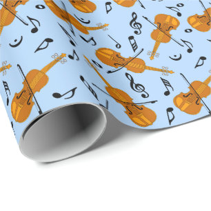 Violine-Musiknote Geschenkpapier