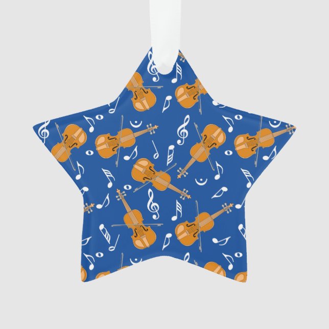 Violine-Musiknote Ornament (Vorderseite)