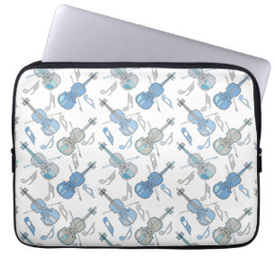 Violine Musiknoten Laptopschutzhülle