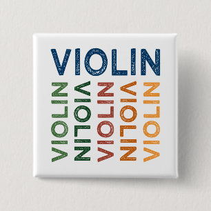 Violine Niedlich Button
