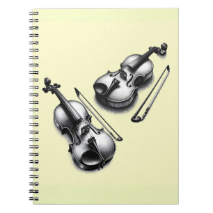 Violine Notizblock