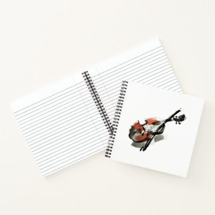 Violine Notizbuch