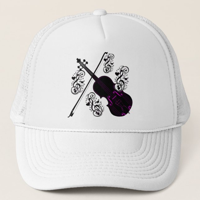 Violine, Rocking-Liebe_ Truckerkappe (Vorderseite)