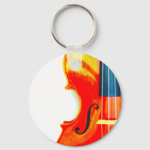 Violine Schöne und künstlerische Schlüsselanhänger