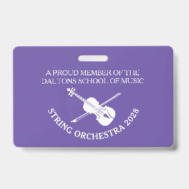 Violine Streichorchester personalisierter Name Abz Ausweis