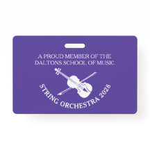 Violine Streichorchester personalisierter Name Abz