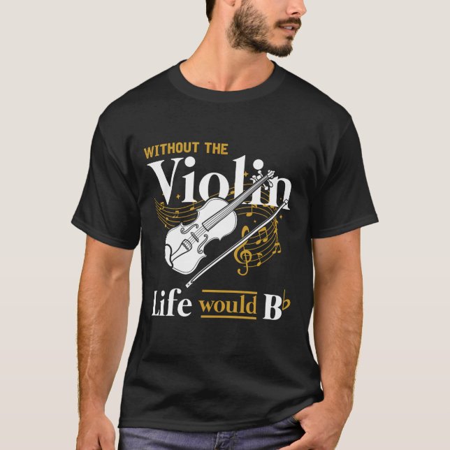 Violine T-Shirt (Vorderseite)