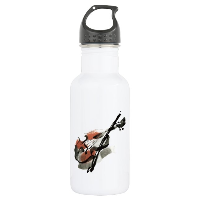 Violine Trinkflasche (Vorderseite)