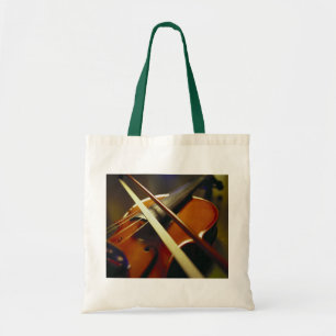 Violine u. Bogen-Nahaufnahme 1 Tragetasche