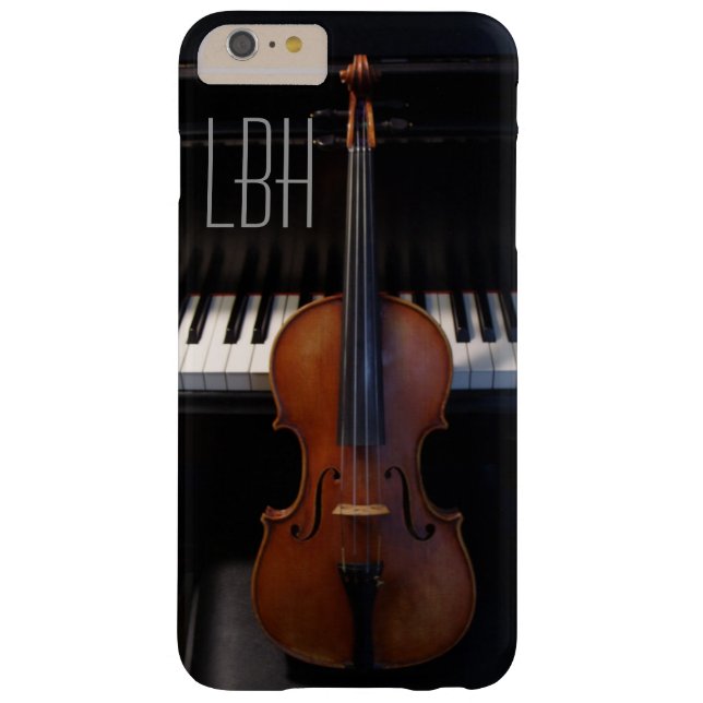 Violine und Klavier-Tastatur mit Case-Mate iPhone Hülle (Rückseite)