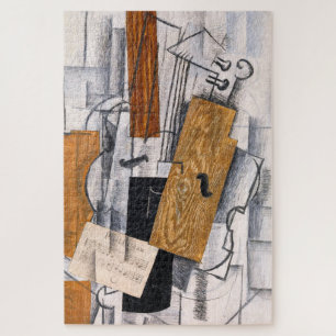 Violine und Notenblatt Georges Braque