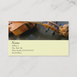 Violine Viola Visitenkarte für Violine