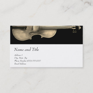 Violine Viola Visitenkarte für Violine