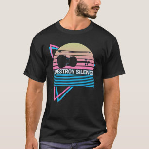 Violine Violinist Instrument I zerstöre Stille T-Shirt