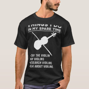 Violine Virtuoso: Die Melodische Symphonie verkörp T-Shirt