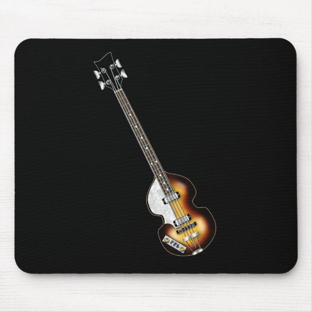 Violinen-Bass-Gitarre Mousepad (Vorne)