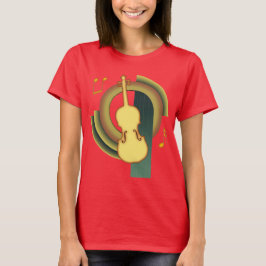 Violinen-Deko T-Shirt