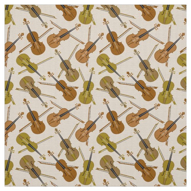 Violinen-Druck-Muster Stoff (Muster)