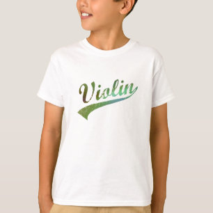 Violinen-Entwurf durch Leslie Harlow T-Shirt