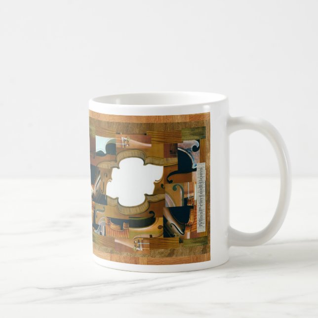 Violinen-Fenster Kaffeetasse (Rechts)
