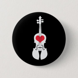Violinen-Geschenk-Knopf-Klassischer Entwurf Button