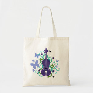 Violinen-Himmel-Schmetterlings-Taschen-Tasche Tragetasche