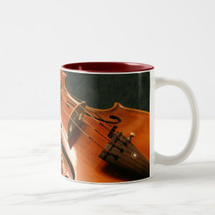 Violinen-Konzert-Tasse Zweifarbige Tasse
