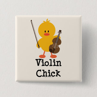Violinen-Küken-Knopf Button
