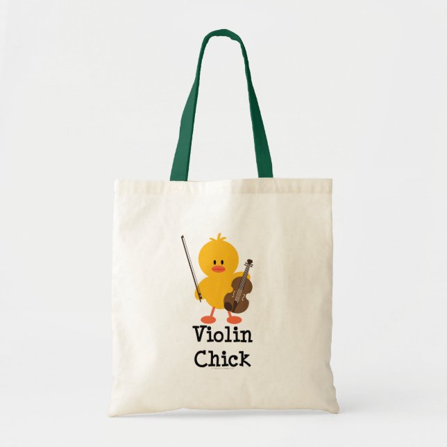 Violinen-Küken-Musik-Tasche Tragetasche (Vorne)