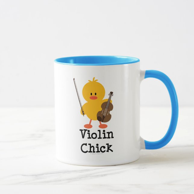 Violinen-Küken-Tasse Tasse (Rechts)