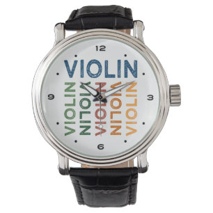 Violinen-niedliches buntes armbanduhr