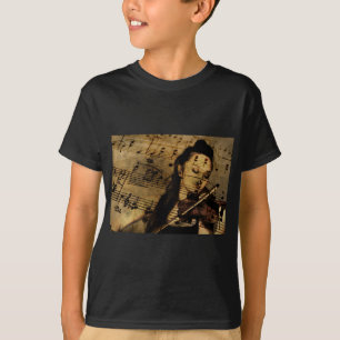 Violinen-Noten T-Shirt