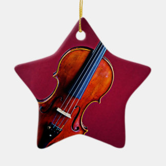 Violinen-oder Viola-Verzierungs-Stern Keramikornament