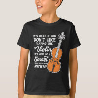 Violinen-T - Shirt - lustiges intelligentes