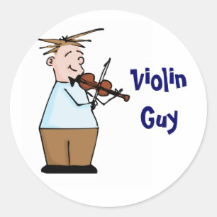 Violinen-Typ-Aufkleber Runder Aufkleber