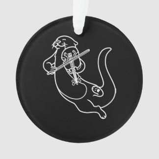 Violiner Otter Gabe Geigenspiel Violine Musik Ornament