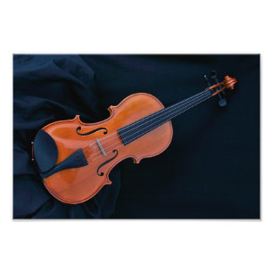 Violinfoto Nahaufnahme Fotodruck
