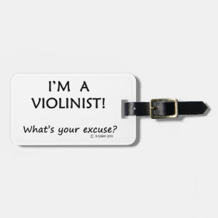 Violinist Entschuldigung Gepäckanhänger