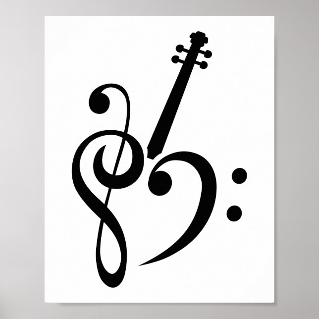 Violinist Gift, Violins Lover - Violin Poster (Vorne)
